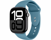 Crong Liquid - řemínek pro Apple Watch 44/45/46/49 mm (tmavě modrá)