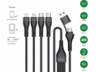 4smarts USB kabel USB-A + USB-C - 2x USB-C + Lightning + ...