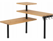 SMART 3-úrovňová rohová police, 43 x 43 x 38 cm