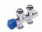 Schlosser Termostatický ventil DN15 3/4 x 1/2 GZ x GZ přímý leštěný chrom (90481508521)