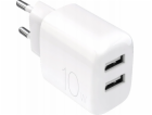 Vega Puro PROLITE 10W 2x USB-A síťová nabíječka - bílá