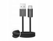 Puro Kabel USB-A - USB-C 1,5 m černý (8018417498732)