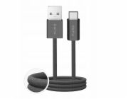 Puro Kabel USB-A - USB-C 1,5 m černý (8018417498787)