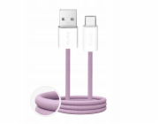 Puro Kabel USB-A - USB-C 1,5 m růžový (8018417498756)