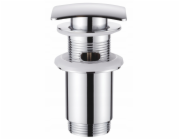 Invena Mosazná zátka click-clack, chrom SC-B1-140-L