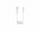 Puro Kabel USB-A - USB-C 1 m bílý (8018417498718)