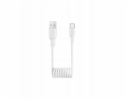 Puro Kabel USB-A - USB-C 1 m bílý (8018417498718)