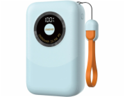 Dudao K21 Mini Power Bank 10000mAh 22,5W USB-A / USB-C - Modrá