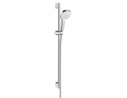 Hansgrohe Sprchová sada Croma Select E Vario s tyčí 90 cm, bílá-chrom