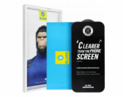 Blueo Tvrzené sklo 5D Mr. Monkey pro Apple iPhone 17 Pro Max černé (Strong Premium AR)