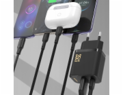 Dudao A27 MaxC 35W nabíječka do zásuvky + kabel USB-C - černá