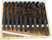Silver Sada stříbrných stupňovitých válcových vrtáků 16, 15, 17, 18, 20, 19, 21, 22, 23, 145 mm (10420)