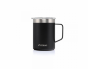 Rockland Hrnek Camp 0,35 l - nerezová ocel, vakuový, s tritanovým víkem, černý