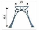NoName Litinová noha pro lavičku MINI bez opěradla, 2 desky