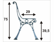 NoName Lehká lavicová noha č. 1 C 4 desky