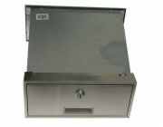 NoName Poštovní schránka k montáži na zeď, přední strana z nerezové oceli