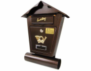 NoName Starožitná měděná poštovní schránka s trubkou SD1T