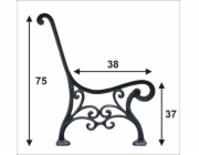 NoName Noha parkové lavičky