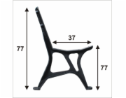 NoName Noha městské lavičky č. 2, 5 desek