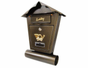 NoName Starožitná zlatá poštovní schránka s tubusem SD1T