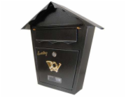 NoName Starožitná šedá poštovní schránka SD2
