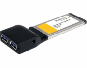 StarTech Řadič ExpressCard/34 - 2x USB 3.0 (ECUSB3S22)