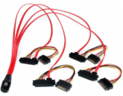 StarTech SFF 8482 - SFF 8087, 0,5 m, červená (SAS808782P50)