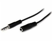 StarTech Kabel Jack 3,5 mm - Jack 3,5 mm 1 m černý (MU1MMFS)