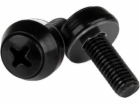 StarTech Sada šroubů/podložek M6 x 12 mm - 50 sad, černá ...
