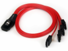 StarTech SFF 8087 – SATA x4, 0,5 m, červená (SAS8087S4R50)