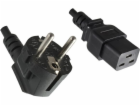 Roline Napájecí kabel Schuko IEC320-C19 16A/250V, 2m, čer...