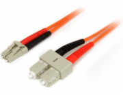 StarTech Optický patchcord LC-SC, Multimode, 50/125, Duplex, 2 m (50FIBLCSC2)