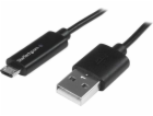 StarTech kabel USB-A na microUSB 1m černý (USBAUBL1M)