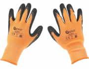 Geko Ochranné rukavice s povlakem velikost 9 – oranžové (12/240)
