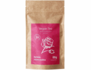 Teministeriet Veganský čaj Bílý čaj Růže Malina - náhradní balení 80g