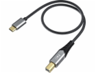 FiiO Kabel USB-C - USB-B 0,5 m, černý