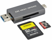 JJC CR-UTC4AC šedá USB 3.1 čtečka