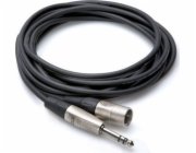 Hosa Kabel Jack 6,3 mm - XLR 1,52 m stříbrný (HSX-005)
