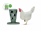 Beeztees Feed Tower Krmítko pro drůbež šedé 36cm