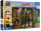 Trefl 104dílné XL puzzle Super Shape Jurský svět s dinosaury