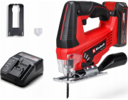 Einhell Power X-Change Akku-Stichsäge TC-JS 18/70 Li, 18Volt (rot/schwarz, Li-Ionen Akku 2,5Ah, Koffer E-Box Basic)