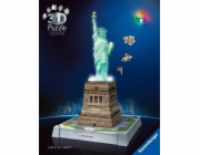 Ravensburger 3D Puzzle Iconics: Freiheitsstatue - mit Licht (108 Teile)