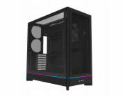 Montech HS01  (schwarz, Tempered Glass)