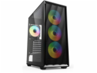 Sharkoon VK4 ARGB (schwarz, Tempered Glass)