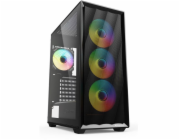 Sharkoon VK4 ARGB (schwarz, Tempered Glass)
