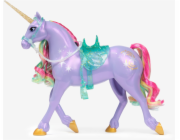 Spinmaster Unicorn Academy - Einhorn Wildstar (28 cm groß, mit echter Mähne und Schweif, abnehmbarem Zaumzeug, Sattel und Bürste)