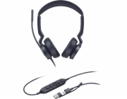 Yealink UH46 Dual (schwarz, UC-Variante, USB-C- und USB-A-Anschluss, Doppelte Busylights)