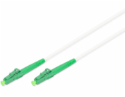 Digitus Glasfaser-Simplex-Patchkabel, stahlarmiert, Singlemode, LC/APC > LC/APC (weiß, 1 Meter)