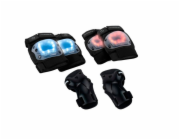 Hudora LED Protektoren (schwarz, Gr. M)