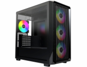 Montech X5M  (schwarz, Tempered Glass)